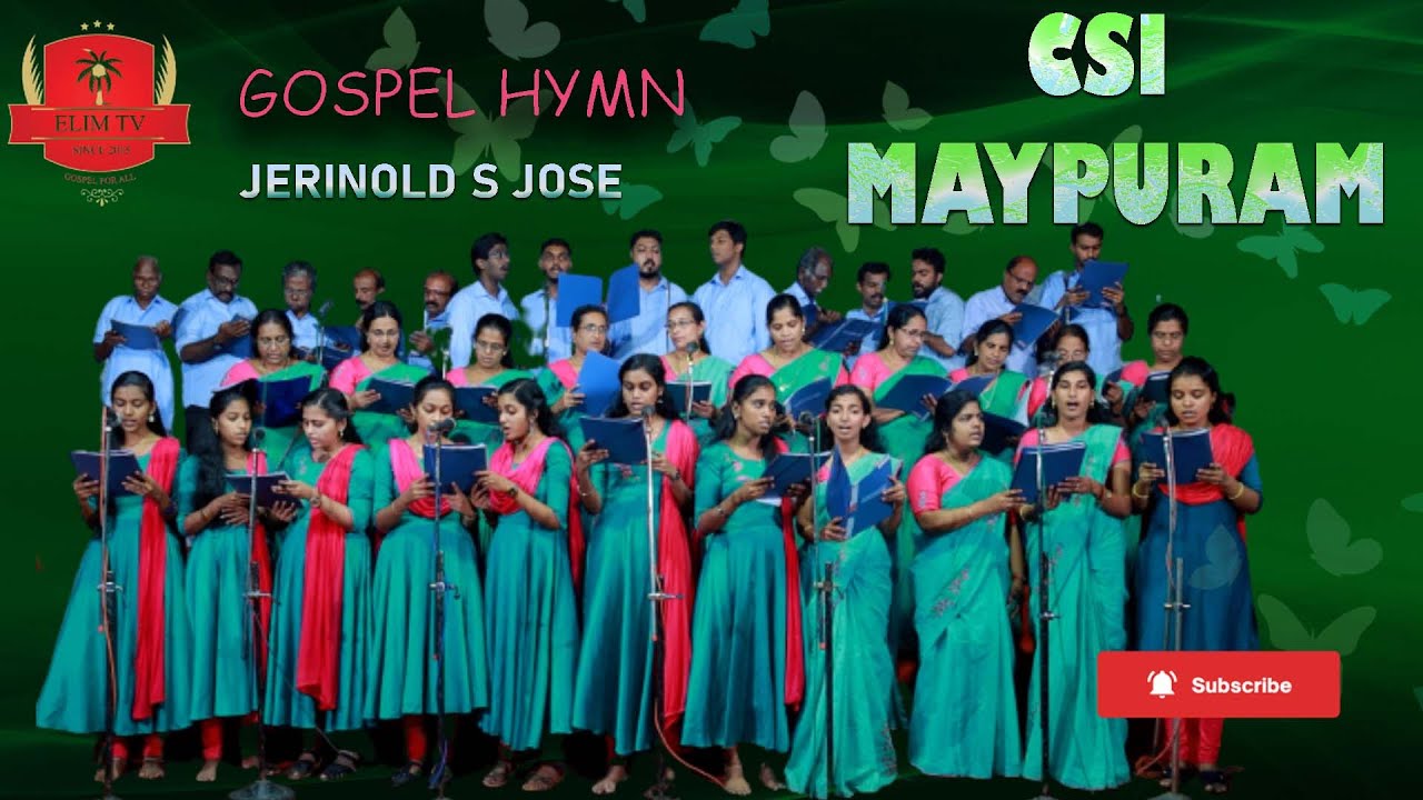 CSI Maypuram Church Choir | Western Christian Song | 𝓗𝓪𝓻𝓶𝓸𝓷𝔂 𝓝𝓲𝓰𝓱𝓽 2𝓴22 | Jerinold S Jose