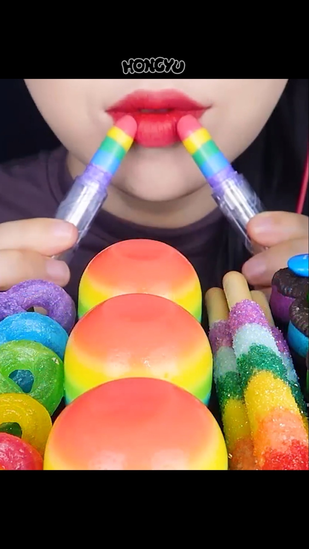 ASMR RAINBOW FOODS? 무지개 음식모음 #shorts #mukbang #eating # #satisfying #먹방