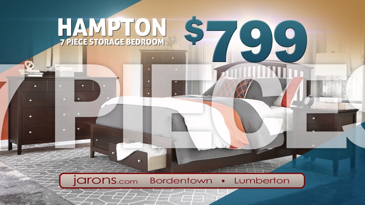 Jarons Furniture Hampton Storage Bedroom July 2017 YouTube