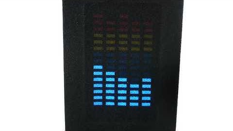 Sharper Image SBT1003BK Bluetooth Speaker With LED Lights Demo