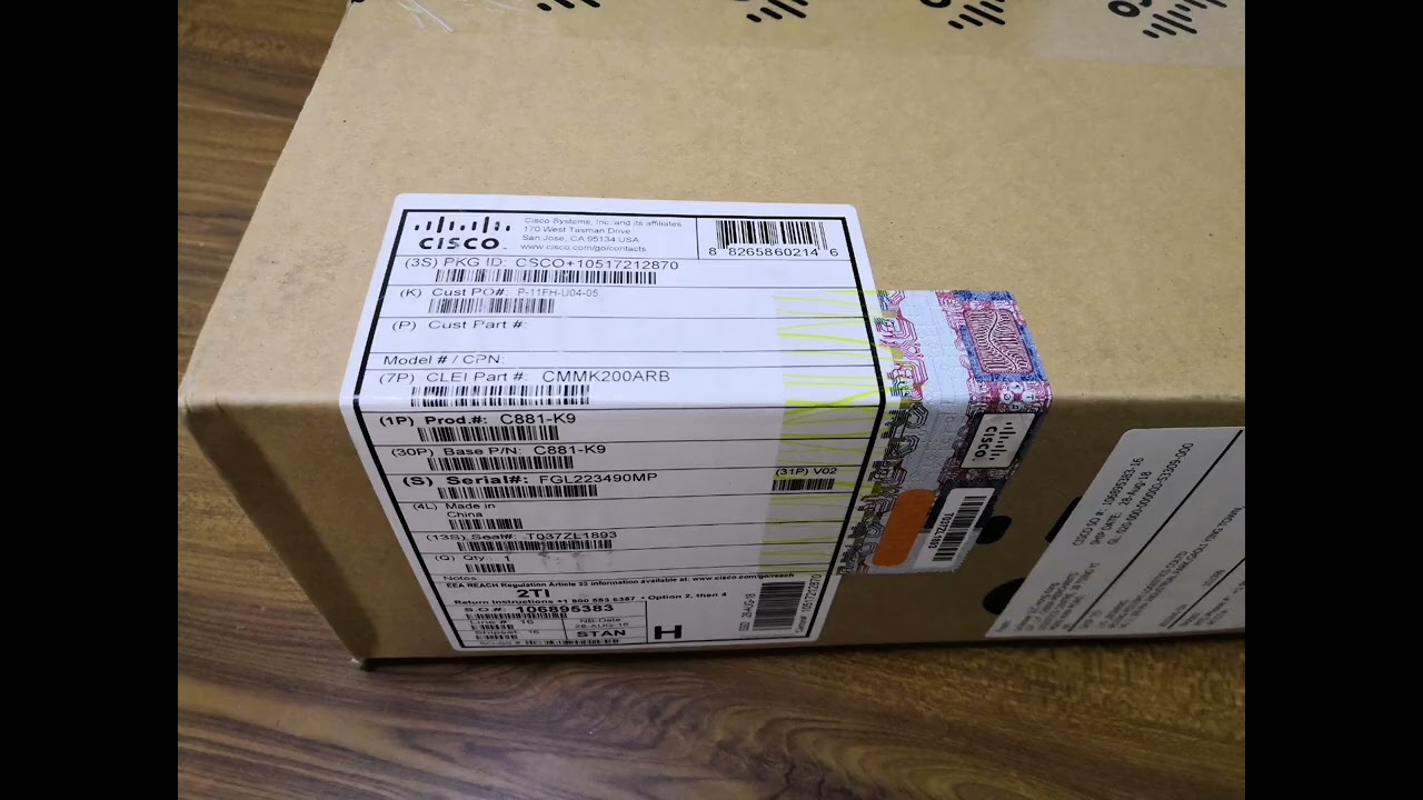 C881-K9   Cisco 881 Ethernet Security Router