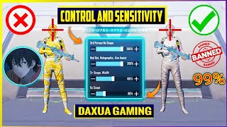 (2023) Daxua Gaming Control Code/ Daxua Gaming New 2.3 Update Sensitivity Code | PUBGM/BGMI