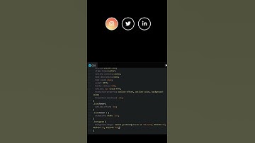 Social Media Icons Animation in HTML & CSS