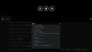 Social Media Icons Animation in HTML & CSS