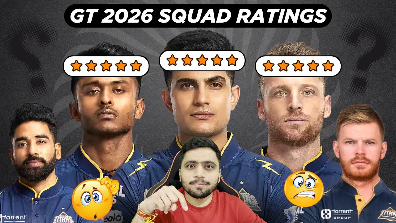 GT Squad Rating IPL 2026 🔥 | Strongest Playing 11 + Full Analysis | Gujarat Titans