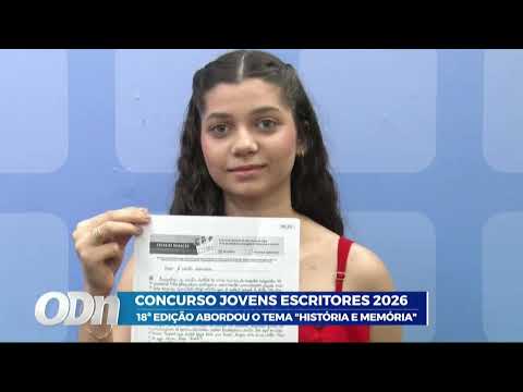 Concurso jovens escritores 2026; 18ª abordou o tema "história e memória" 26 06 2026