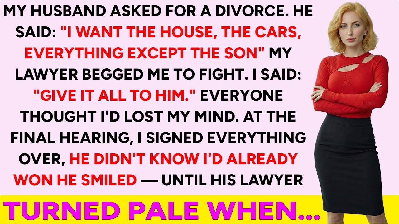 My Husband Took Everything in the Divorce — He Had No Idea What He Was Really Taking and...