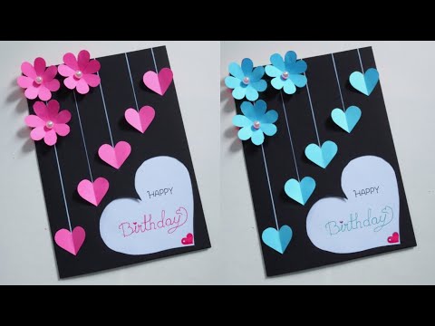 DIY 💕 Happy Birthday card | Handmade greeting card for birthday | How ...