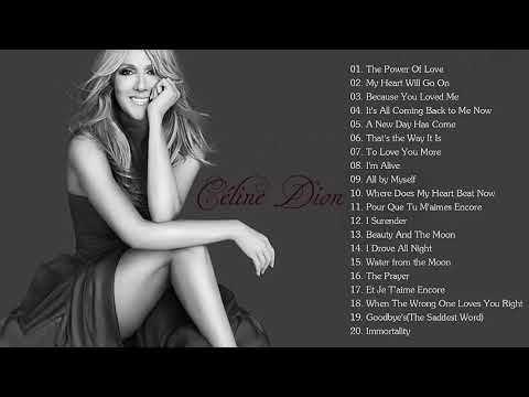 Celine Dion - Celine Dion Greatest Hits Full Album 2020