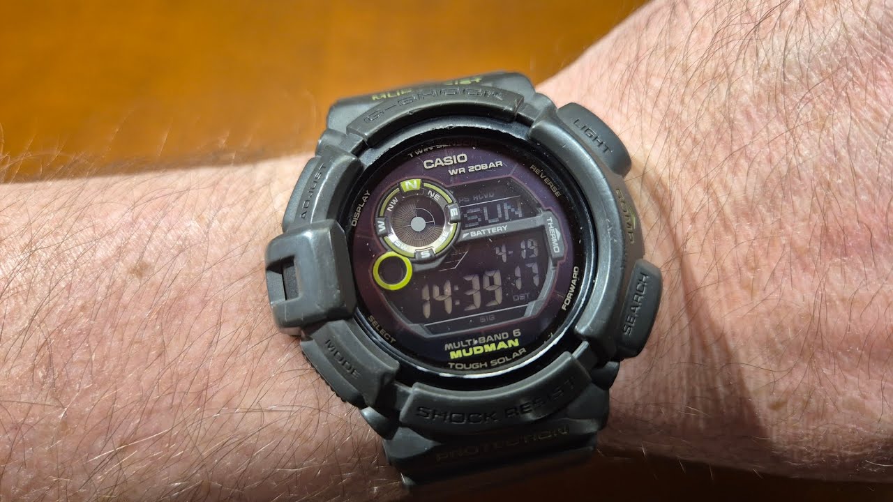 Casio G-Shock GW-9300GY-1JF Men in Smoky Grey - review, try-on and