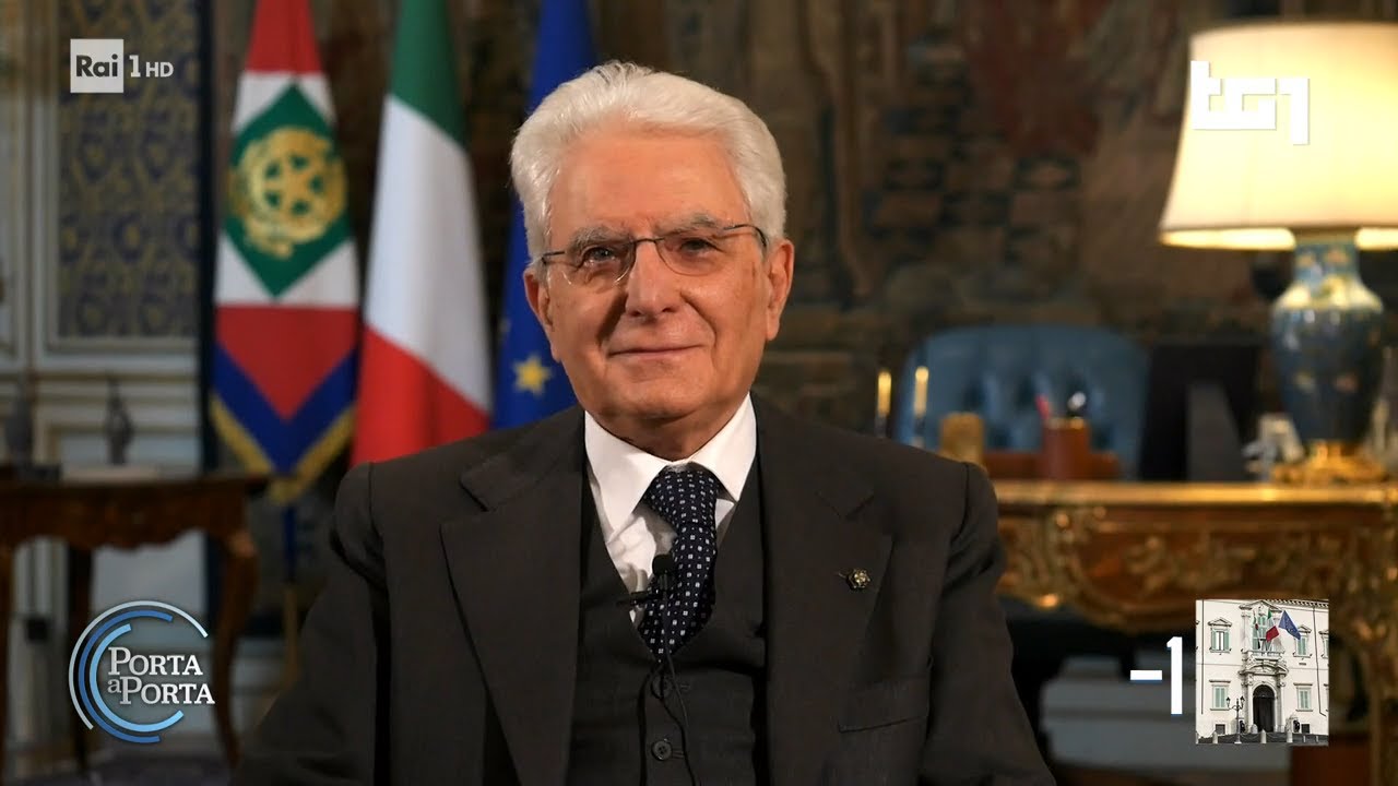 L'eredità di Mattarella (che potrebbe anche concedere il bis) - Porta a porta 23/01/2022