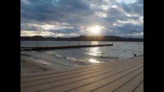 Sunset time lapse of Marsh Creek PA