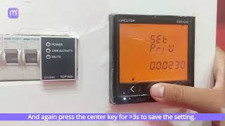 Circutor Energy Analyzer Cvm-C10 Ct Pt Settings For Lv Mv Installations Trying Intro