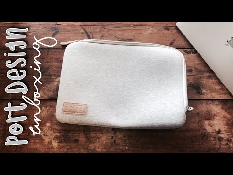 Port Design Macbook Sleeve Unboxing 2018| Tech Videos | Kayla's World