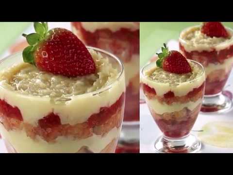 RECEITA DE PAVÊ DE BEIJINHO COM GELÉIA DE MORANGO
