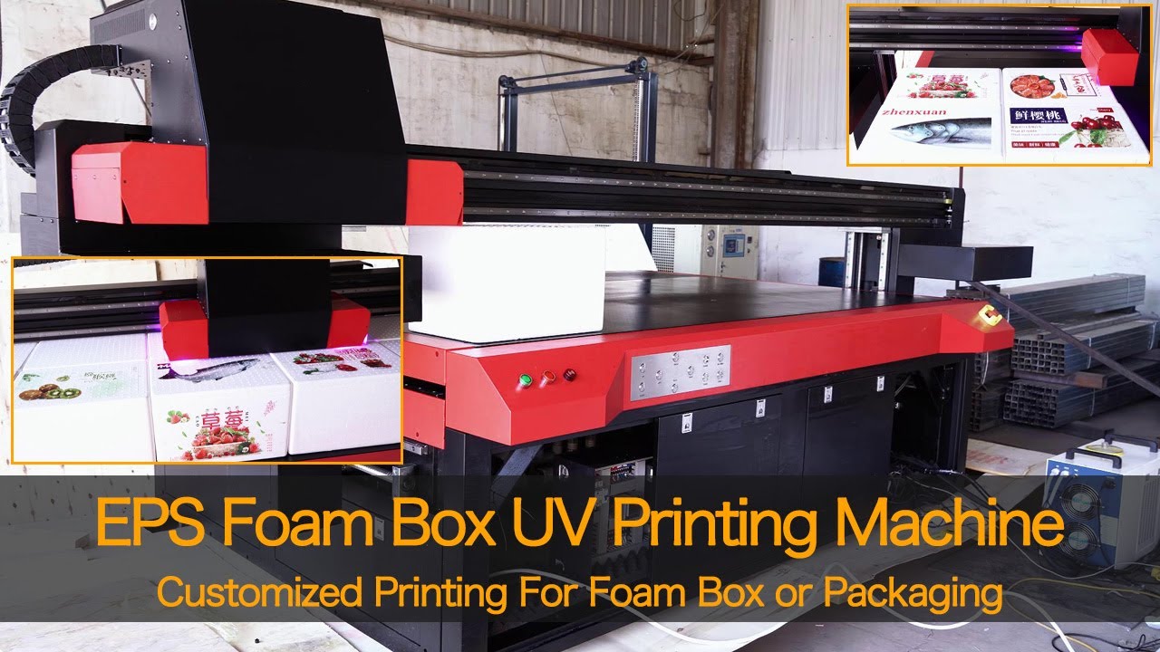 EPS Foam Box UV Printing Machine, Foam Packaging Printing Machine, Foam ...