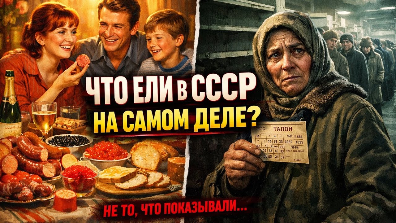 Что ели в СССР на самом деле ? Не то что показывали..