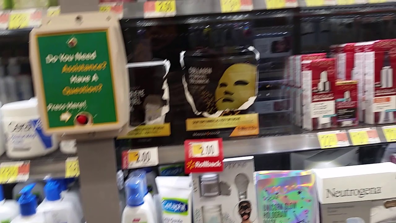 منتجات العناية بالبشرة في اسواق وول مارت امريكا