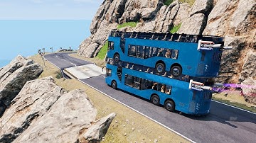 The speed limit prevention device on the curve, another ingenious invention - BeamNG Drive