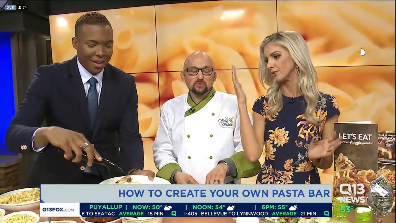 Q13 Fox Olive Garden Celebrates National Pasta Month Youtube