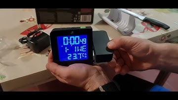 Auriol Radio Controlled Projection Alarm Clock 30.12.23 Unboxing