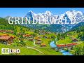 Peaceful Grindelwald Switzerland 4K 🇨🇭 | Relaxing Music with Alpine Village and Mountain Views