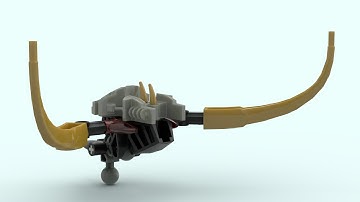 Lego Minotaur Head Prototype Build(297)