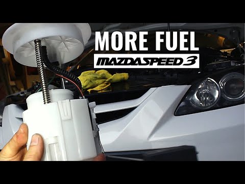 Mazdaspeed 3 - 6th Port Aux Fuel Install (Part 1) - DW300C In Tank Fuel Pump Upgrade