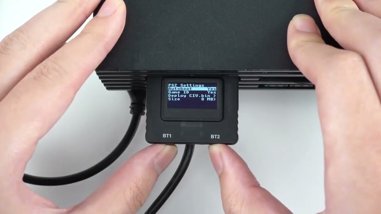 Bitfunx PSxMemCard Gen2 Store Game Saves for PS1 and PS2 Games fo