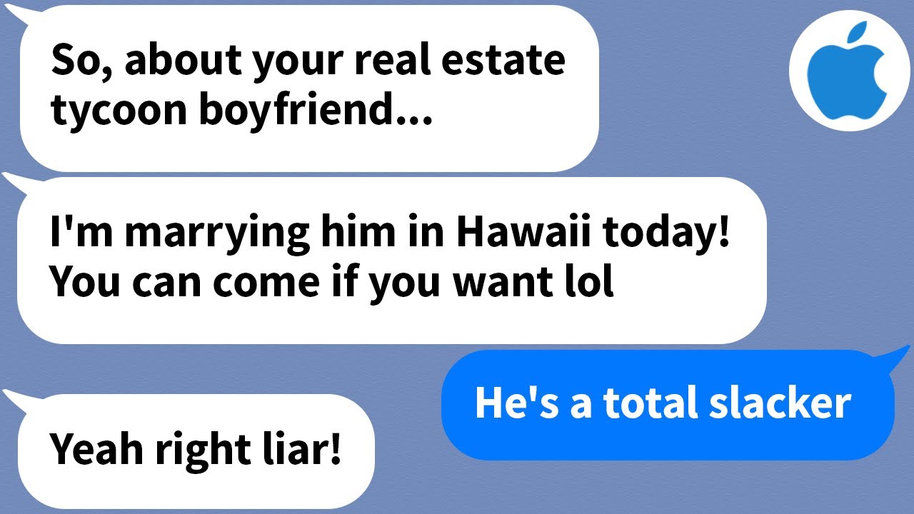 【Apple】 My friend stole my boyfriend thinking he was rich