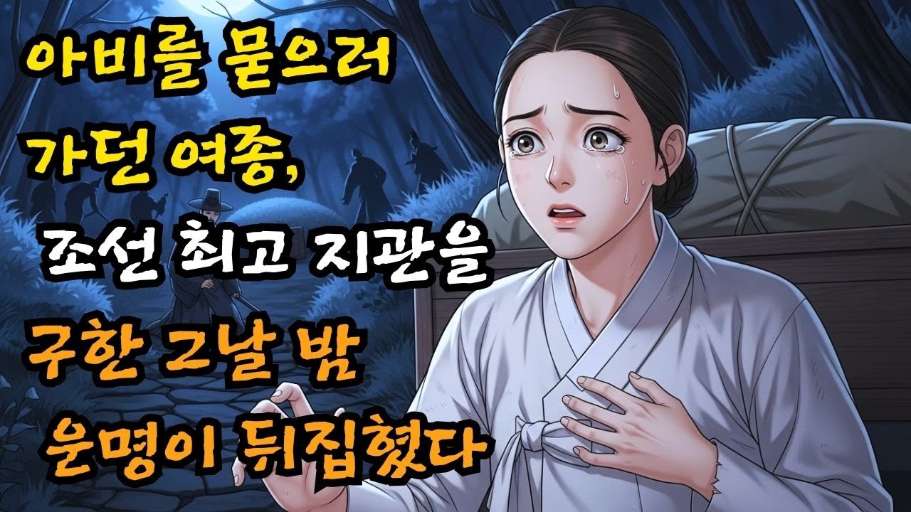 아비를 묻으러 가던 여종, 조선 최고 지관을 구한 그날 밤 운명이 뒤집혔다