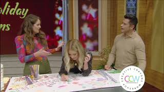 As Seen On Tv Live With Kelly Mark Creative Crayons Workshop Coloring Tablecloths