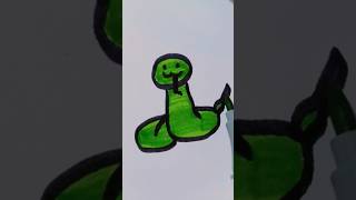 snake drawingyoutubeshorts trendingshorts drawingshorts snake