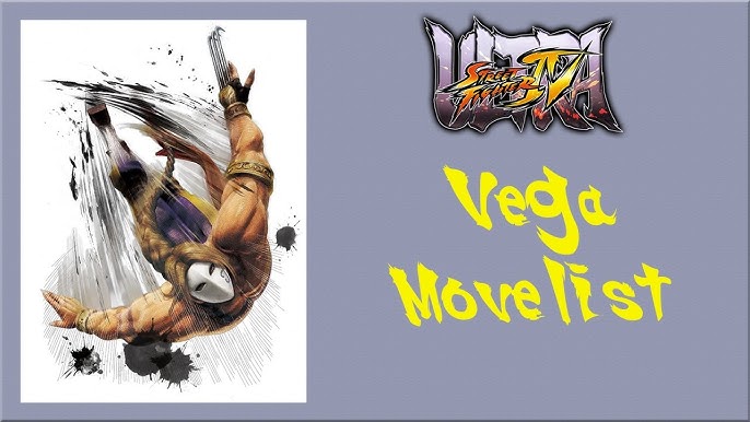 Street Fighter IV - Vega Move List 