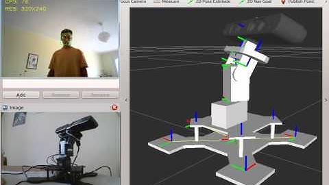 phantomx camera turret face tracking