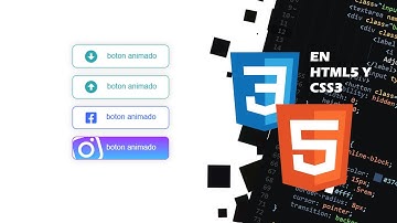 Boton con iconos animado | html css | Diseño web - Apock gráficos