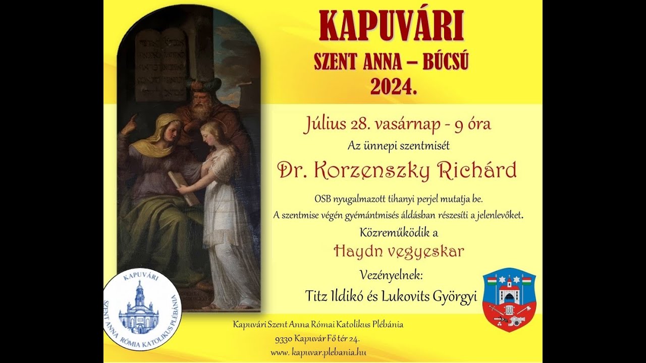 Szent Anna-búcsú - Korzenszky Richárd atya gyémántmiséje