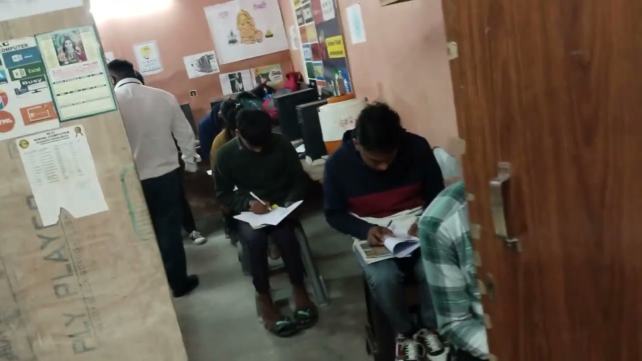 N.C Nikhil Computer 🖥️ Center Education Training Centre exam Day 
