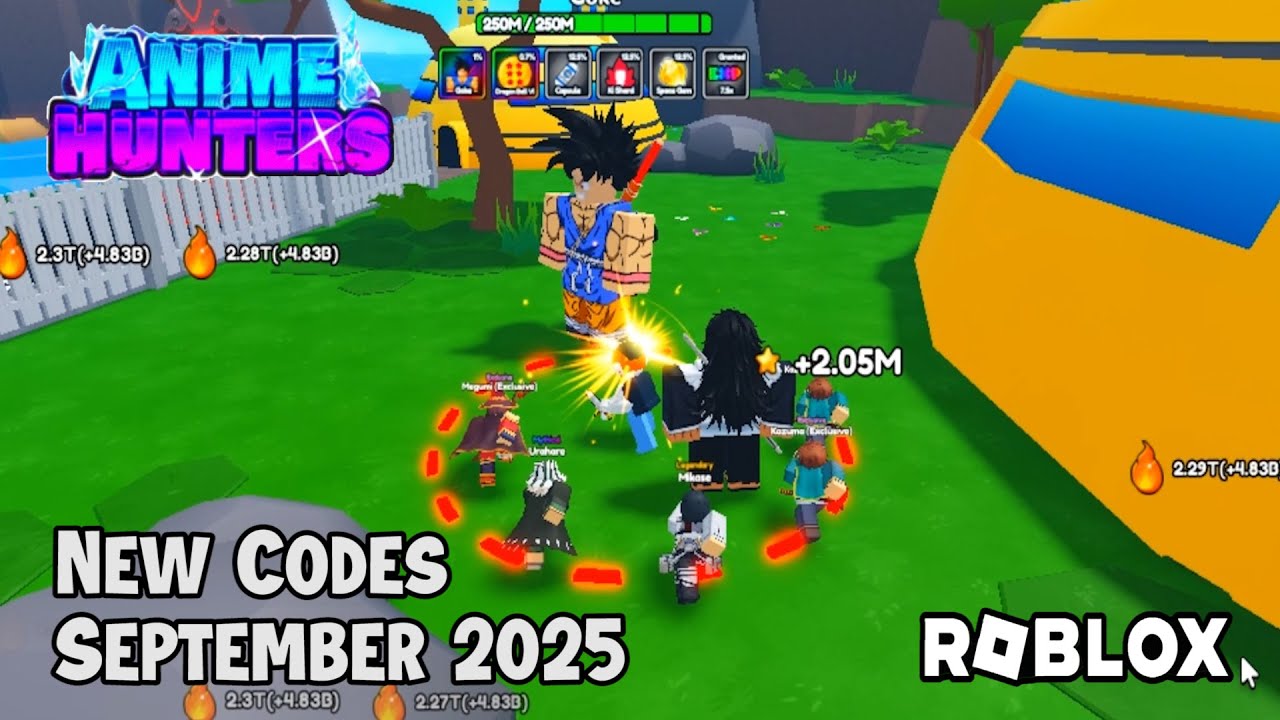 Roblox Anime Hunters Simulator New Codes September 2025