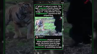 Tiger vs. Bear: The Hunter Who Met a Wall! 🐅 UNEXPECTED Showdown | Survival Math