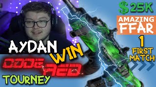 $25K WARZONE CODE RED AYDAN & RATED WIN! FIRST MATCH - WARZONE Tournament #1