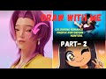 Drawing romance from k-pop demon hunters part -2