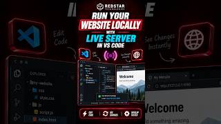 How to Run Your Website Locally with Live Server in VS Code | Auto Reload Setup #shorts