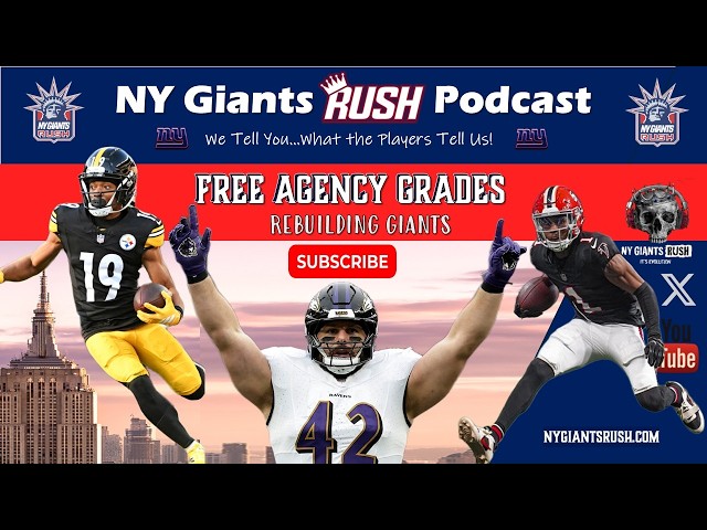 NY Giants Rush(Ep 280) NY Giants Free Agency Grades