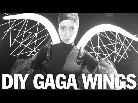 DIY Wings, Drum Line Harness, Lady Gaga Applause, ThreadBanger Tutorial