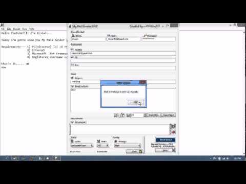 Email using SMTP in vb net