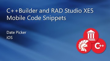 Date Picker for iOS with C++Builder XE5