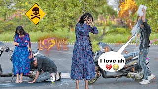 Real Petrol ⛽️ Prank on my cute friend | gone wrong 😰| @syed_amir