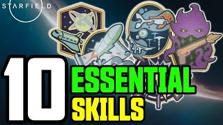 Top 10 ESSENTIAL Starfield Skills (and how to level them FAST)