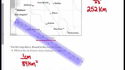Computing Actual Lengths from a Scale Drawing